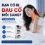 gối matxa công thái học hỗ trợ giảm đau cổ vai gáy...