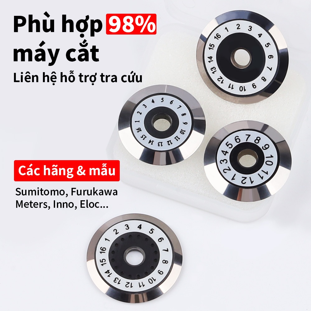 Lưỡi Dao Cắt Sợi Quang 12 Mặt Lưỡi Thay Thế Cho Dao Cắt Quang FTTH