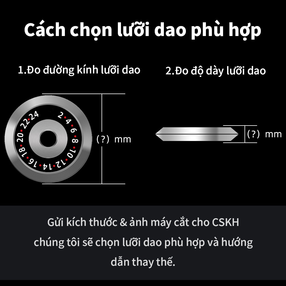 Lưỡi Dao Cắt Sợi Quang 12 Mặt Lưỡi Thay Thế Cho Dao Cắt Quang FTTH