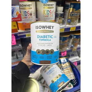 Sữa Cho Người Tiểu Đường ISOWHEY DIABECTIC FORMULA (640G) Xách tay Từ Úc
