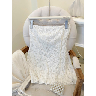 SEP House - Set áo ống ren hoa chiết eo dáng peplum phối quần dài ống rộng lưng chun basic sang trọng - Hàng loại 1