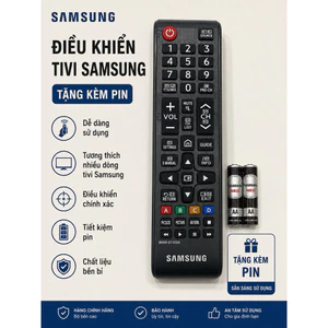 Remote Điều Khiển TV SAMSUNG (Loại TOT)cho các dòng tivi SAMSUNG. Tặng kèm PIN