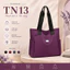 TN13 - Túi Tote Nữ Đa Năng Chống Nước Cao Cấp, Túi Đeo Vai Công Sở Đi Học Đi Làm Nhiều Ngăn Khóa Kéo