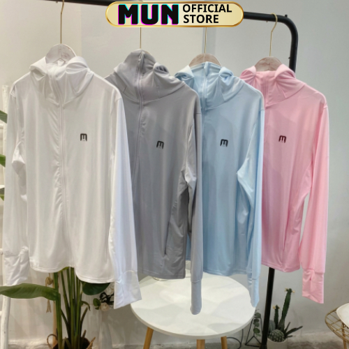Áo chống nắng thun lạnh,chống tia uv có mũ thông hơi