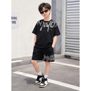Set Đi Chơi Bé Trai KSC26S010R | Wookids | 2-9 Tuổi |Cotton Mix Poly Mềm Mại, Thoáng Mát, Năng Động