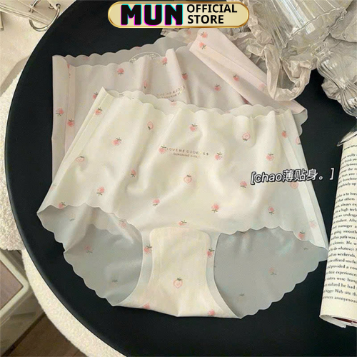 🍓Quần lót su hoạ tiết hoa quả 🍓 viền lượn sóng 2385
