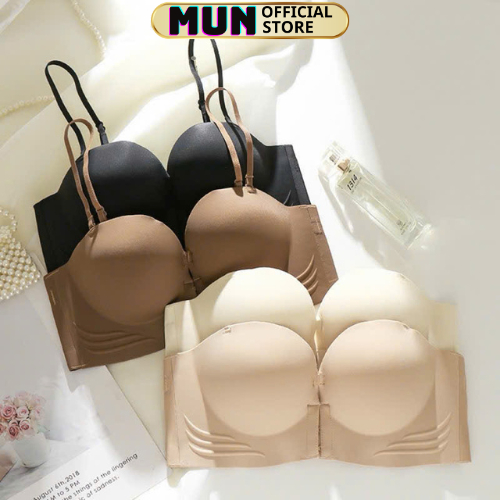 ÁO CÚP NGỰC KHÔNG DÂY CÀI TRƯỚC ĐỆM DÀY NÂNG NGỰC 946