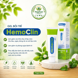 HEMOCLIN Gel bôi trĩ, nứt kẽ hậu môn, phòng ngừa bệnh trĩ