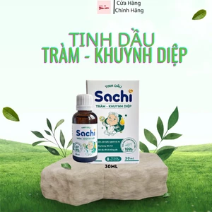 Tinh Dầu Tràm Nguyên Chất Sachi 30ml Giảm Cảm Lạnh Đuổi Muỗi An Toàn Cho Bé Tràm Khuynh Diệp