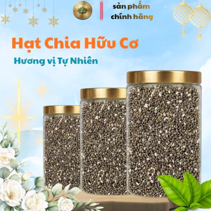 Hạt chia hữu cơ loại một hạt đẹp dùng để pha chế làm topping dẻo thơm giảm cân eo thon đẹp da