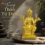 Tượng Tứ Diện Vàng Cao 25Cm – Món Decor Không Gian Hiện Đại