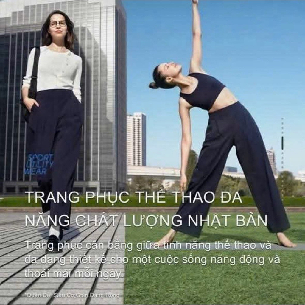 Quần Uni ống rộng Chống tia Uv xuất dư cắt logo