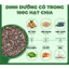 Hạt chia hữu cơ loại một hạt đẹp dùng để pha chế làm topping dẻo thơm giảm cân eo thon đẹp da