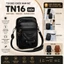 Túi Đeo Chéo Nam Nữ TN16 Da PU Cao Cấp Mini Đựng Điện Thoại Nhiều Ngăn Chống Nước Đeo Vai Đeo Hông