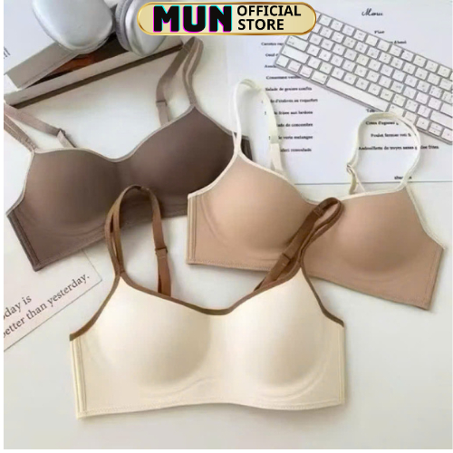 Áo lót su nguyên khối cúp ngang mềm mại ,đệm mỏng 1148