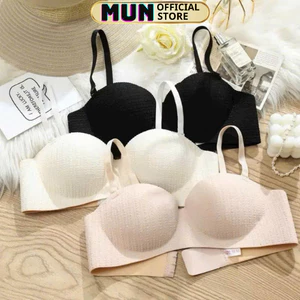 Áo lót đúc nhăn cúp ngang ,đệm bàn tay 2cm mẫu mới 0054