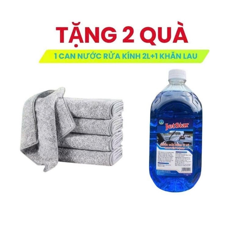 Nước Rửa Kính Ô Tô 1 Can 2L Jetstar – Chống Bám Nước, Hương Thơm Dễ Chịu, Phù Hợp Mọi Dòng Xe