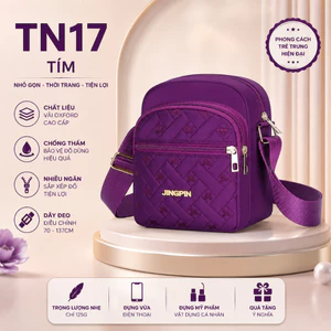 Túi Đeo Chéo Nữ TN17 Vải Oxford Chống Thấm Nước Cao Cấp - Túi Đeo Vai Mini Nhiều Ngăn Thời Trang Hàn Quốc