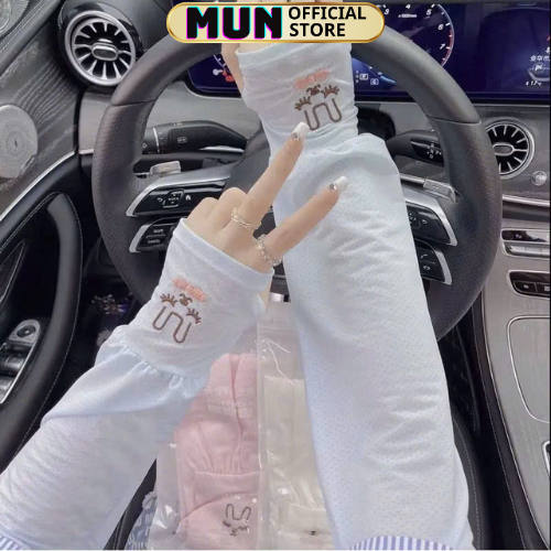 Ống tay thông hơi chống nắng in hình thỏ mẫu mới
