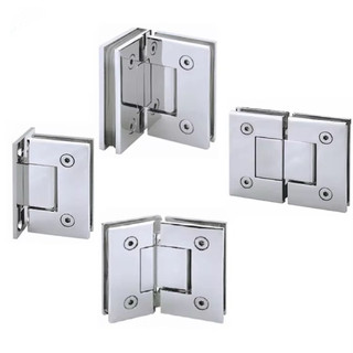 Bản Lề Cabin Phòng Tắm  90° 180° 135° - Cốt Đúc - Bắt Tường kính 8-12mm - inox304