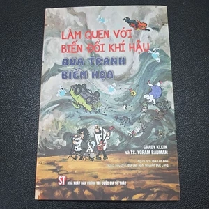 Sách - Làm Quen Với Biến Đổi Khí Hậu Qua Tranh Biếm Họa