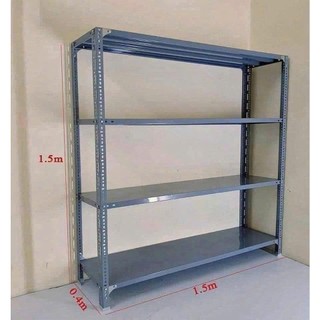 Kệ sắt lắp ghép: Dài 1m5 x rộng 40cm gồm 3 tầng, 4 tầng, 5 tầng