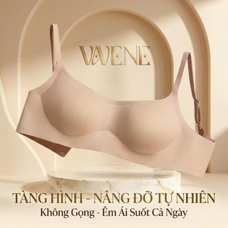 Áo Lót Nữ Su Tàng Hình VANVENE AL179 Không Gọng, Đệm Mỏng Không Lộ Viền, Mỏng Nhẹ Thoải Mái