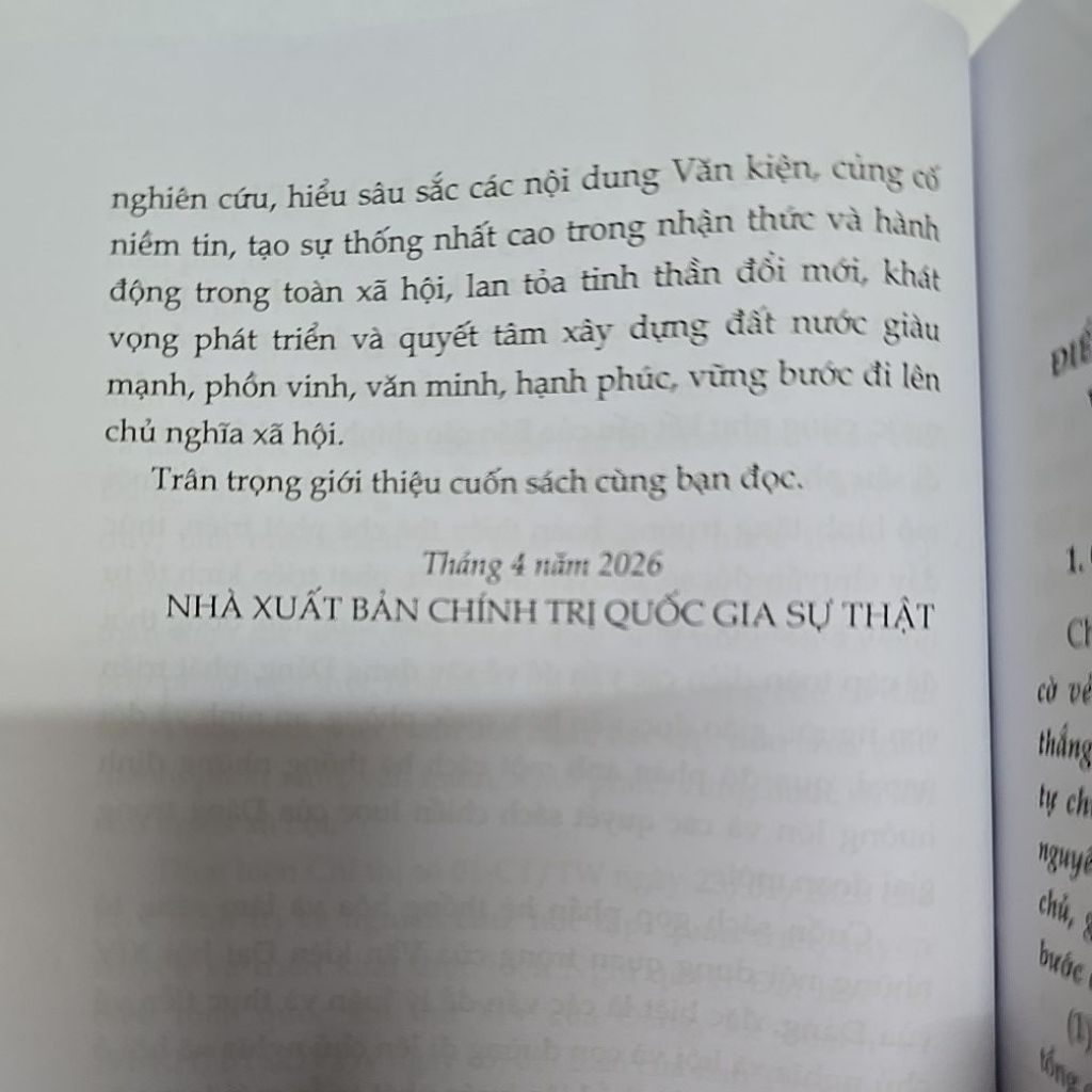 Sách - Tài liệu nghiên cứu về những điểm mới, nội dung cốt lõi trong văn kiện Đại hội Đại biểu toàn quốc lần thứ XIV...
