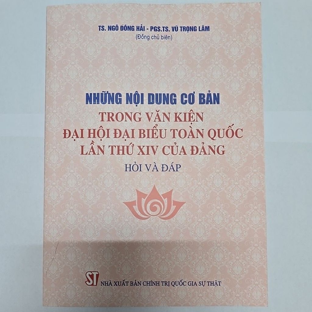 Sách - Những nội dung cơ bản trong văn kiện Đại hội Đại biểu toàn quốc lần thứ XIV của Đảng hỏi và đáp