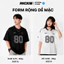 Áo Số 80 Unisex Basic Form Rộng Nam Nữ Hot Trend Ricxie