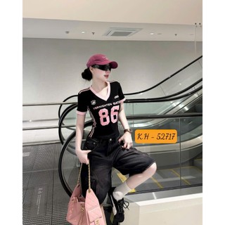Áo Thun Nữ Babytee Số 86 Form Nhỏ Croptop QCCC Cao Cấp
