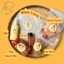 Bánh tráng phơi sương + tép hành phi+ bơ + sốt tắc + da heo + bánh tráng tỏi bò chua cay