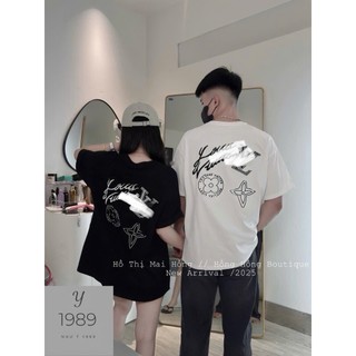 Áo Thun Nữ Ngắn Tay Họa Tiết Form Rộng QCCC Cao Cấp