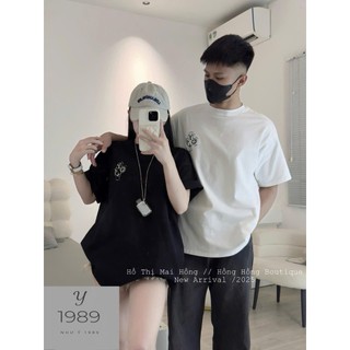 Áo Thun Nữ Ngắn Tay Họa Tiết Form Rộng QCCC Cao Cấp