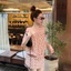 Váy quây cup ngực hoạ tiết chấm bi đỏ dáng ngắn bo chun ôm tôn dáng, Đầm chấm bi vinatge mặc đi chơi đi biển sang chảnh