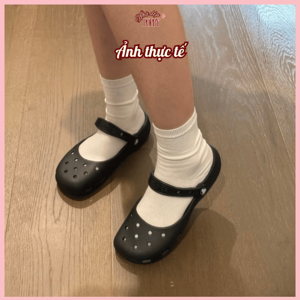 [Tặng Charm] Sandal Ballet Búp Bê Hottrend 2026, Dép Nữ Chống Trượt Form Xinh Tôn Dáng
