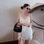 MIU.STUDIO •”Jasmi Set” Set Áo lụa 2 dây phối ren cổ V kèm chân váy A xoè nhẹ tôn dáng phong cách tiểu thư Hàn Quốc