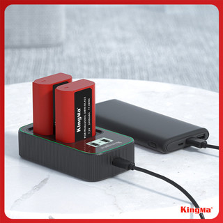 Kingma BLK22 2600mAh | Pin và dock sạc máy ảnh sạc trực tiếp Pana Lumix S5 S5ii S1ii GH7 GH6 GH5ii G9 G9ii S9 dmw-blk22