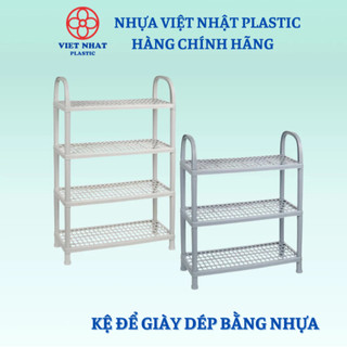 Kệ Để Giày Dép 3 Tầng, 4 Tầng Nhựa Việt Nhật Kệ Để Đồ Đa Năng, Đựng Giày Dép Việt Nhật Plastic