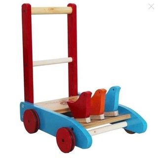 XE GÀ TẬP ĐI - XE TẬP ĐI GỖ HÌNH CON GÀ CHO BÉ- XE ĐẨY THÔNG MINH GIÁ RẺ