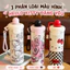 Bình Giữ Nhiệt Inox 304 600ml Có Ống Hút Dây Đeo Bình Nước Dễ Thương Cho Nữ