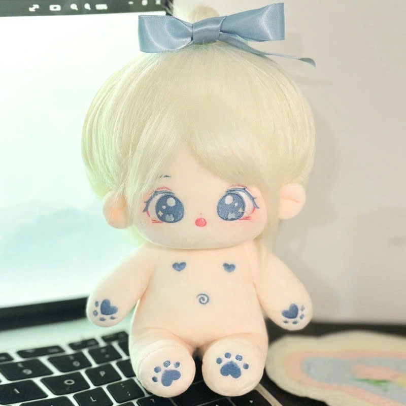 Búp bê bông 20cm, đồ chơi nhồi bông GUAILA TOYS, body búp bê nữ chibi siêu cute, búp bê vải nhồi bông idol kpop.