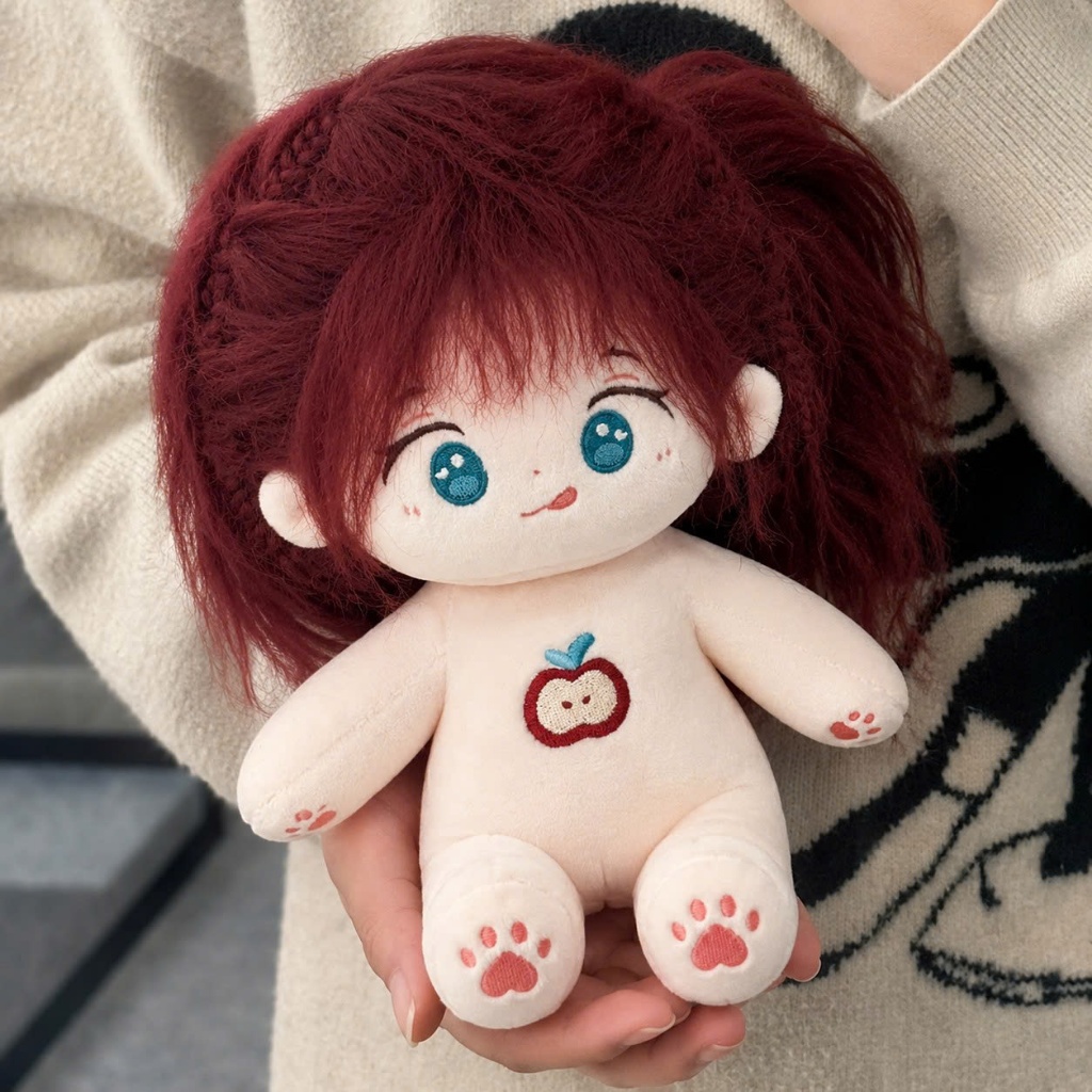 Búp bê bông 20cm, đồ chơi nhồi bông GUAILA TOYS, body búp bê nữ chibi siêu cute, búp bê vải nhồi bông idol kpop.