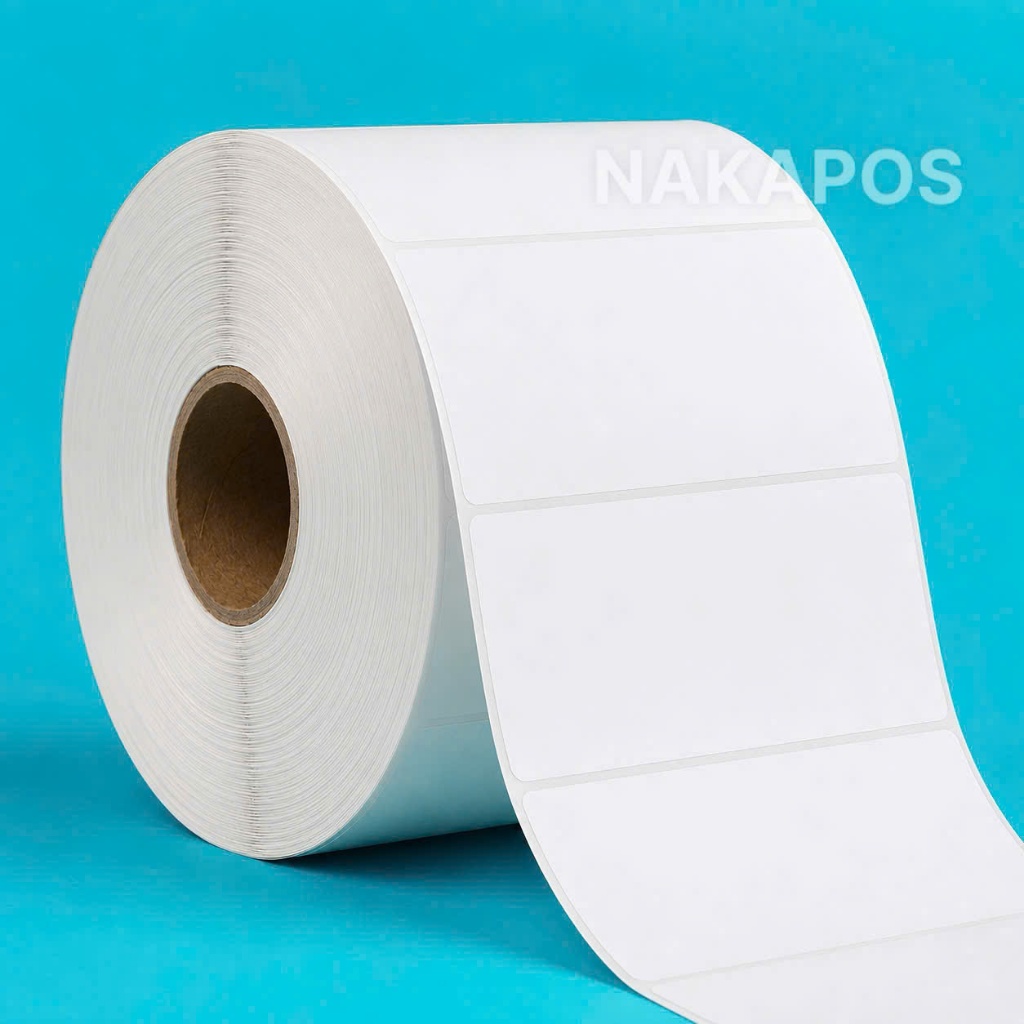 Decal in nhãn 80x40 giấy nhiệt DÁN ĐƯỢC 80*40 tem mã vạch 40x80 giấy in nhiệt 40*80 tem phụ 8*4 in thông tin