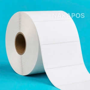 Decal in nhãn 80x40 giấy nhiệt DÁN ĐƯỢC 80*40 tem mã vạch 40x80 giấy in nhiệt 40*80 tem phụ 8*4 in thông tin