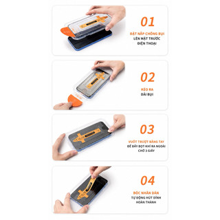 Kính Cường Lực Iphone Tự Dán Chống Nhìn Trộm, Trong Suốt Cho 17 pro max 16 15 14 13 12 11 xsm xr