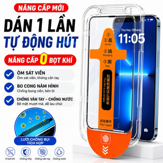 Kính Cường Lực Iphone Tự Dán Chống Nhìn Trộm, Trong Suốt Cho 17 pro max 16 15 14 13 12 11 xsm xr