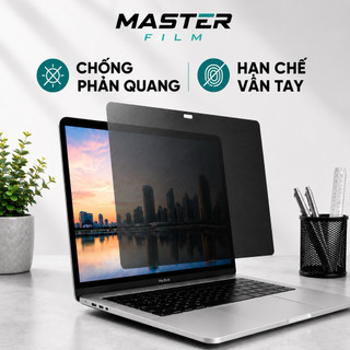 Miếng dán màn hình Macbook Chống nhìn trộm - Trong - Nhám từ tính neo m1,2,3,4,5