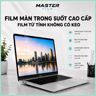 Miếng dán màn hình Macbook Chống nhìn trộm - Trong - Nhám từ tính neo m1,2,3,4,5