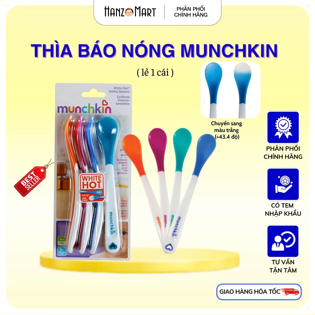 Thìa báo nóng Munchkin - lẻ 1 cái